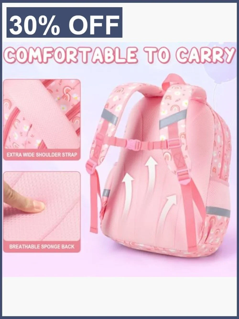 Kids 3-in-1 Backpack Set with Lunch Box and Pencil Case, Ages 3-12